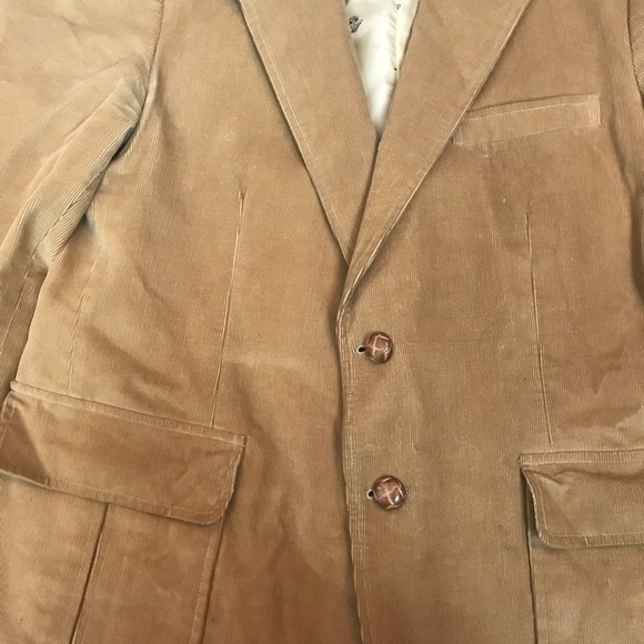 Vtg Kentfield cordouroy jacket 2 button blazer 42R - Picture 3 of 8